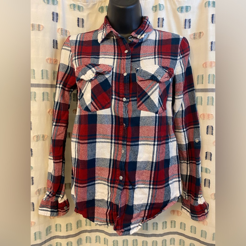 Red White & Blue Flannel